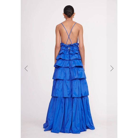 STAUD RYLIE DRESS LAPIS - Picture 5 of 12